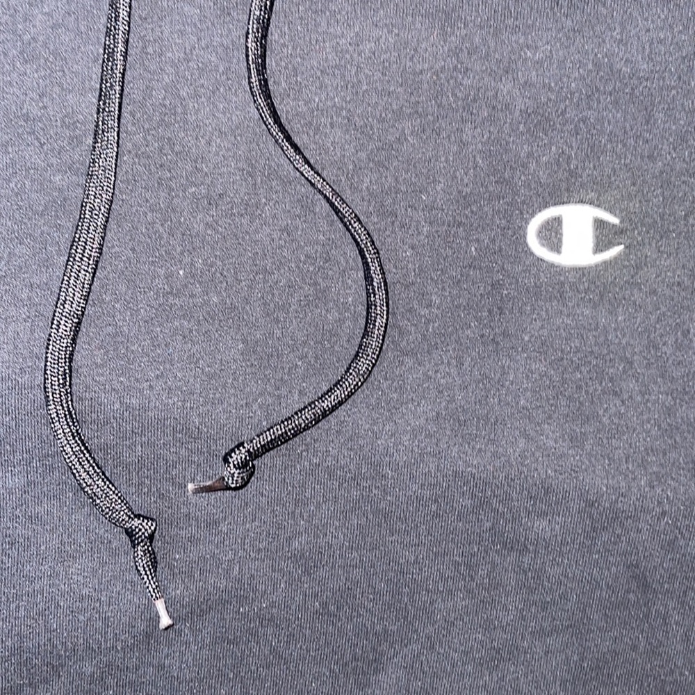 Essential Black Champion Hoodie - Picture 2 of 4